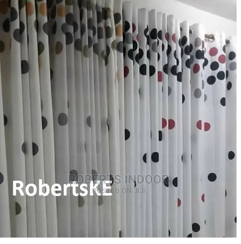 Polka Dotted Curtain