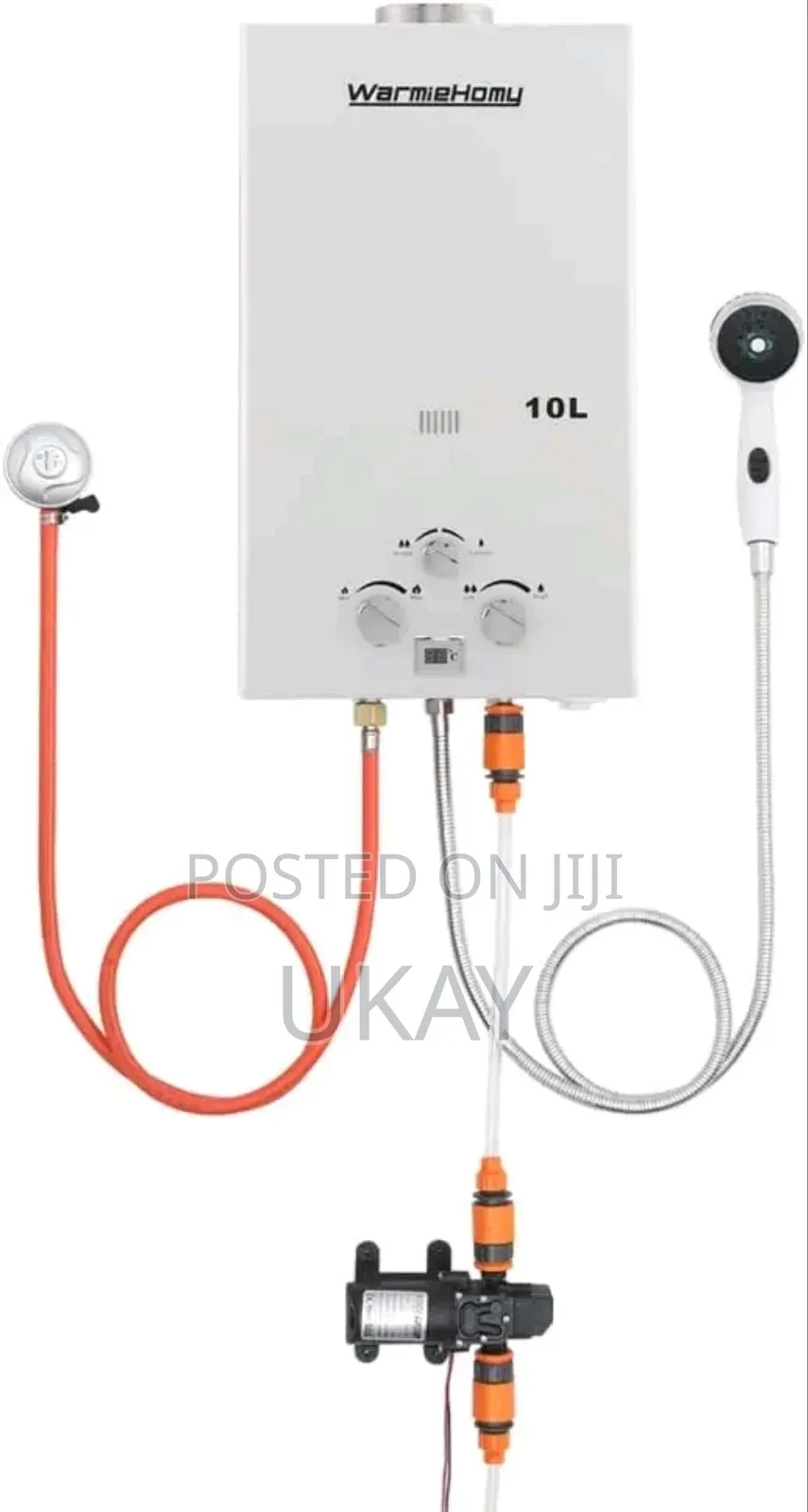 Warmiehomy 10L Portable Gas Water Heater.