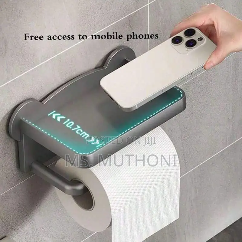 Punch Free Wall Mounted Tissue / Storage Rac