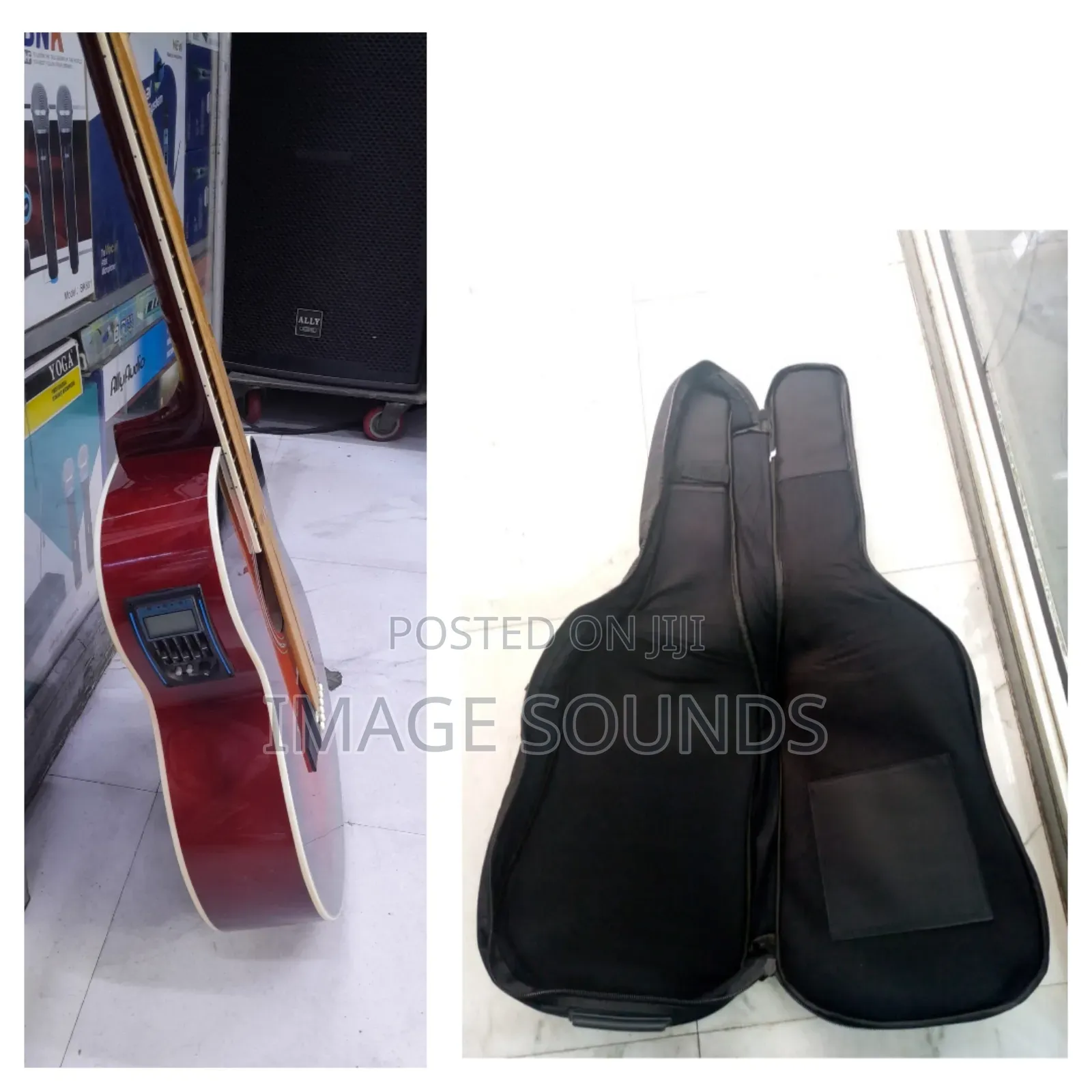Semi Acoustic Guitar 40inch With a Heavily Padded Guitar Bag