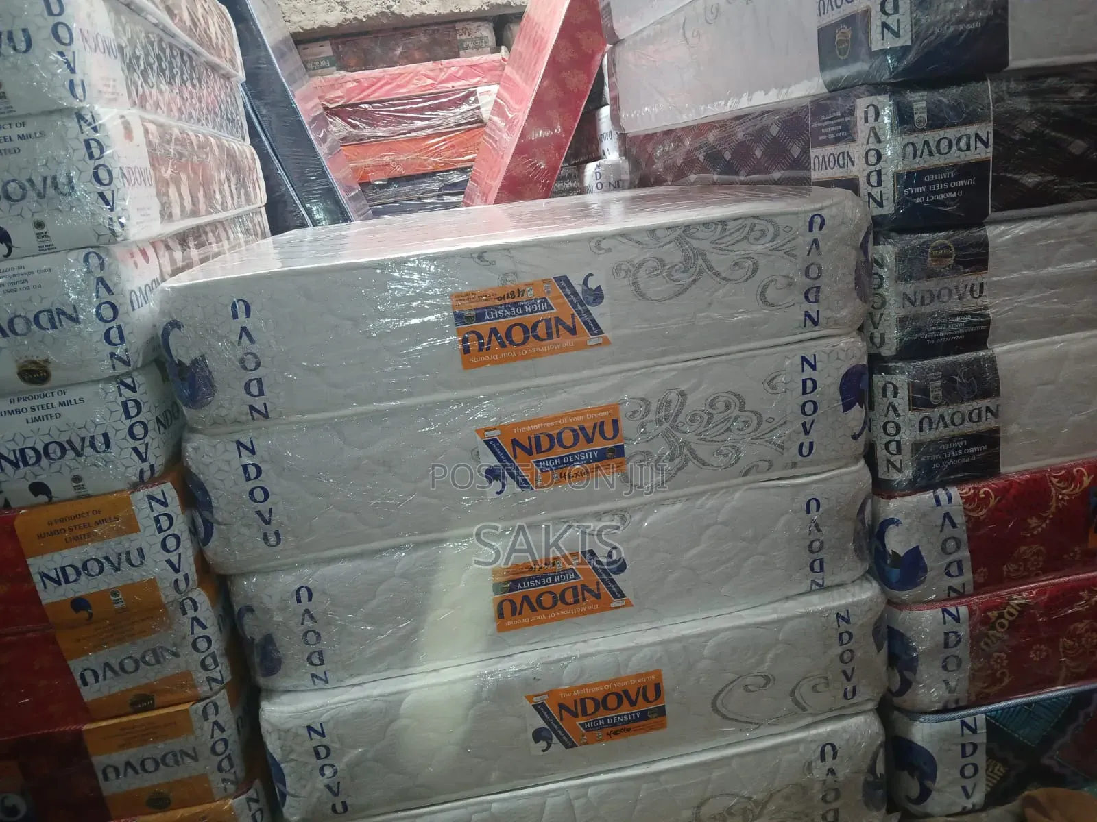 Ka-Size 4 X 6 X 10" White High Density Quilted Mattresses