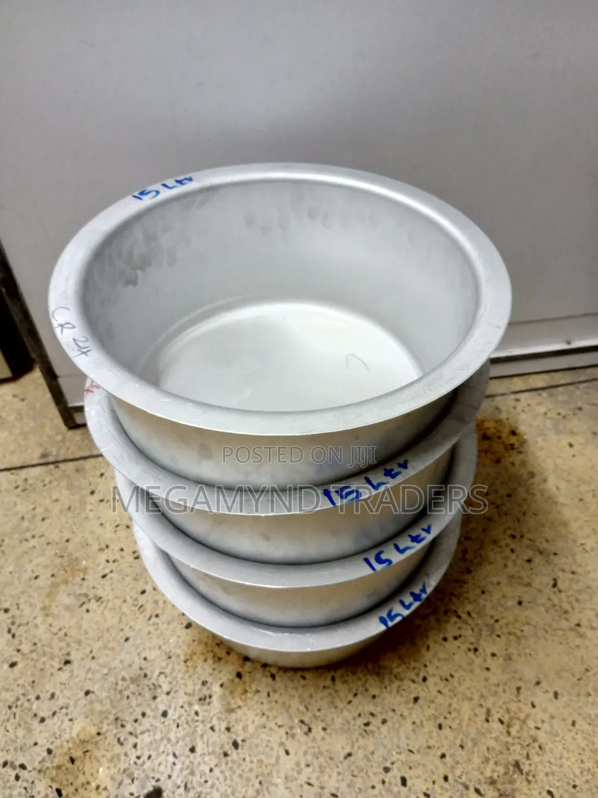 15 LTR Aluminium Sufuria With Lid