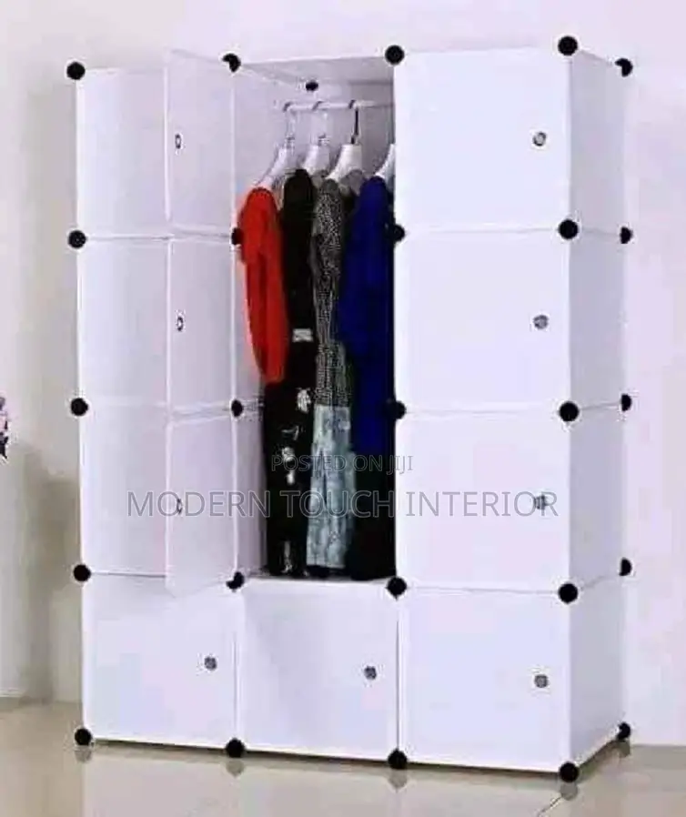 White Plastic Wardrobe