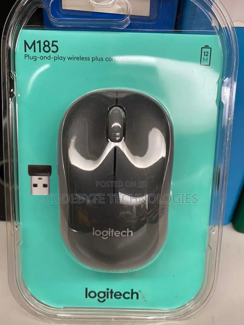 Logitech M185 Wireless Mouse - Swift Grey^Logitech M185
