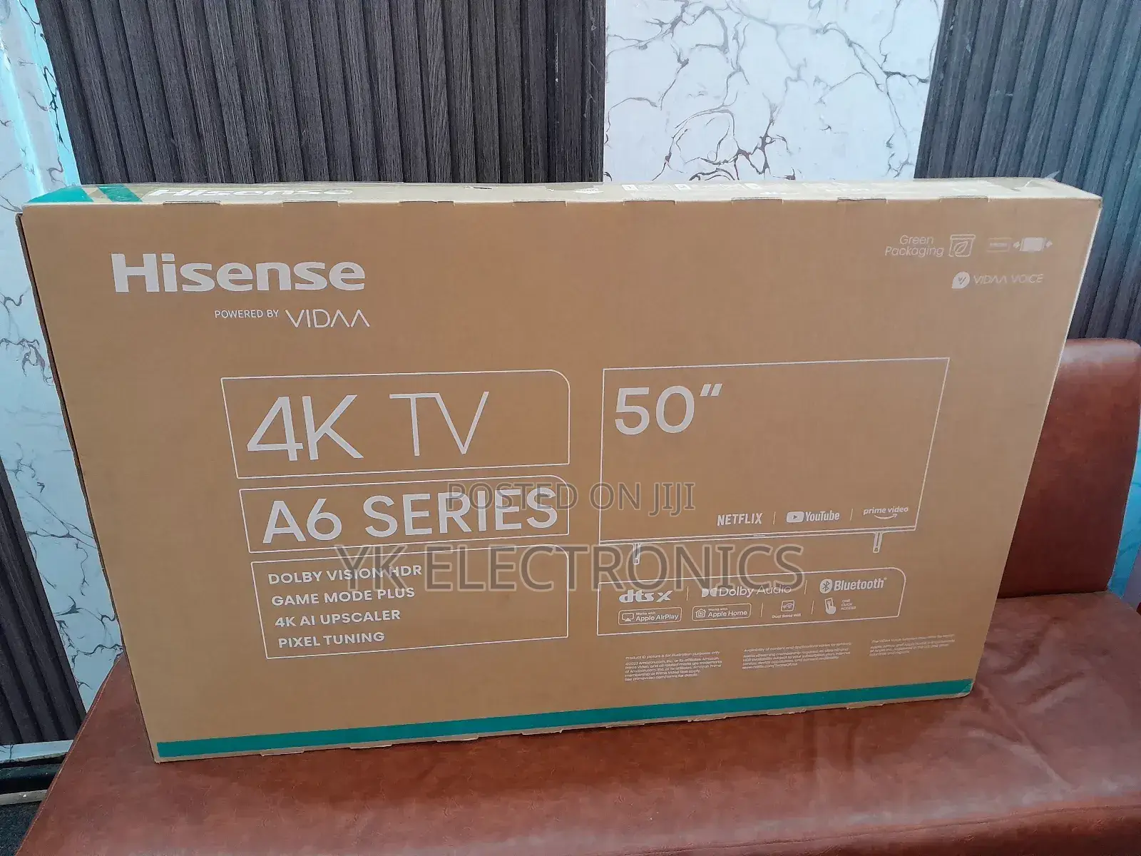 Hisense 50 Inch Smart Frameless Tv 50a6k