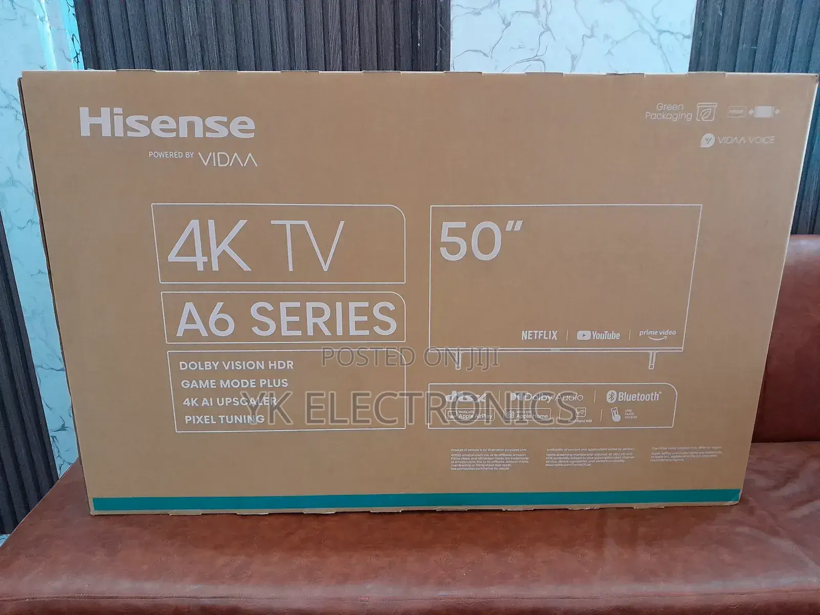 Hisense 50 Inch Smart Frameless Tv 50a6k