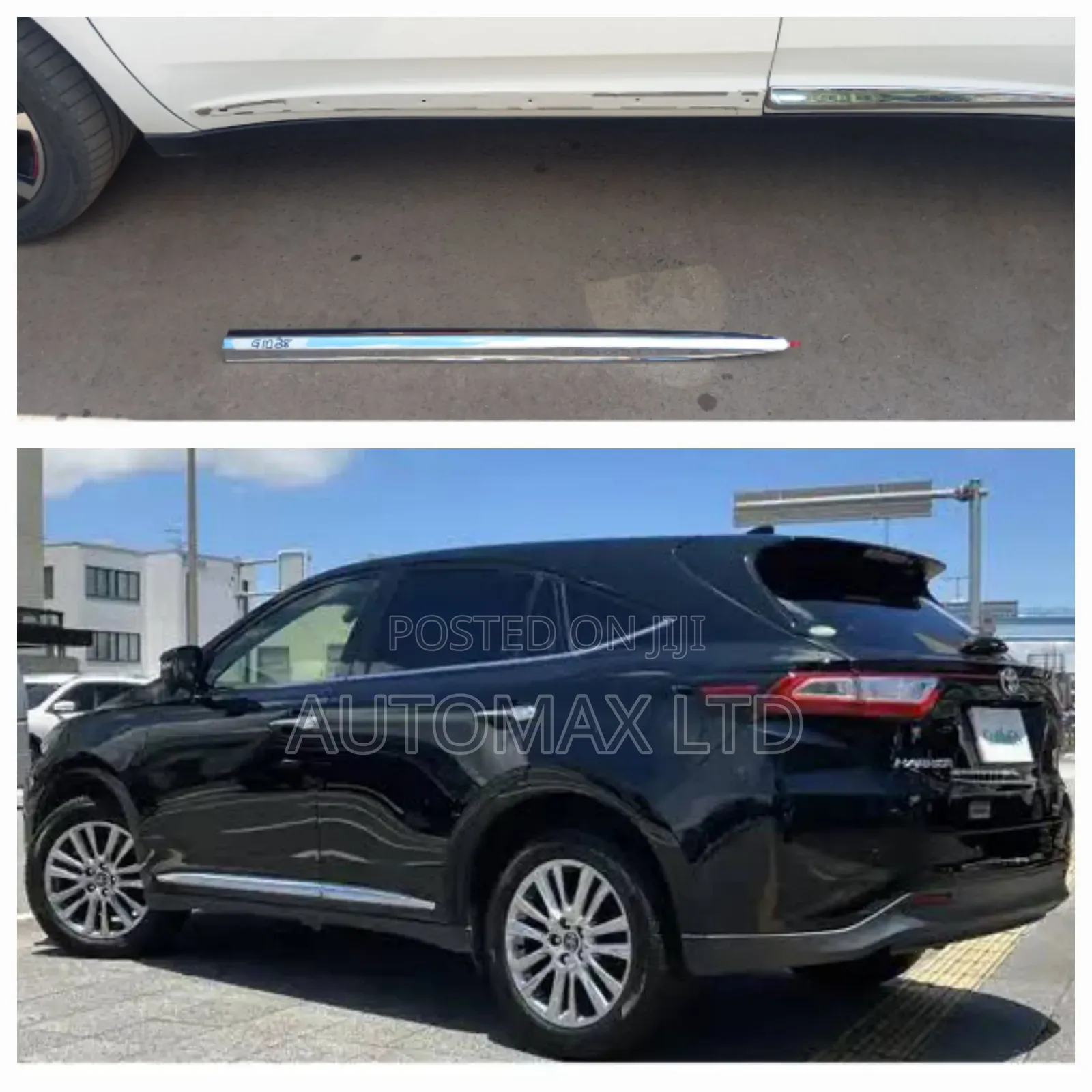 Door Side Chrome Finisher. For Toyota Harrier, Yr2017+