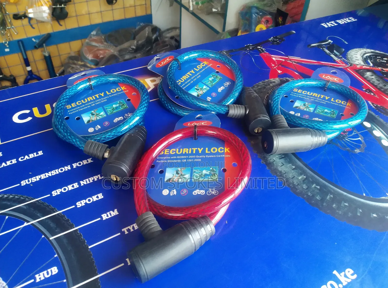 Compact Bicycle Lock With Thick Cabling