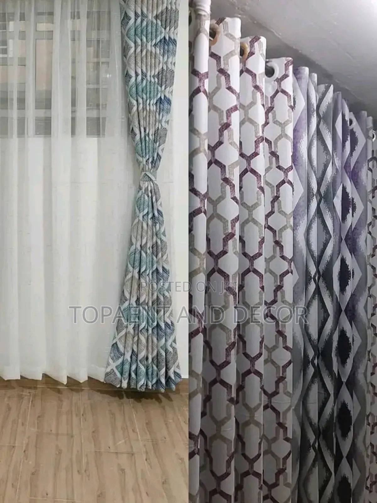 Elegant Curtains With Patterns