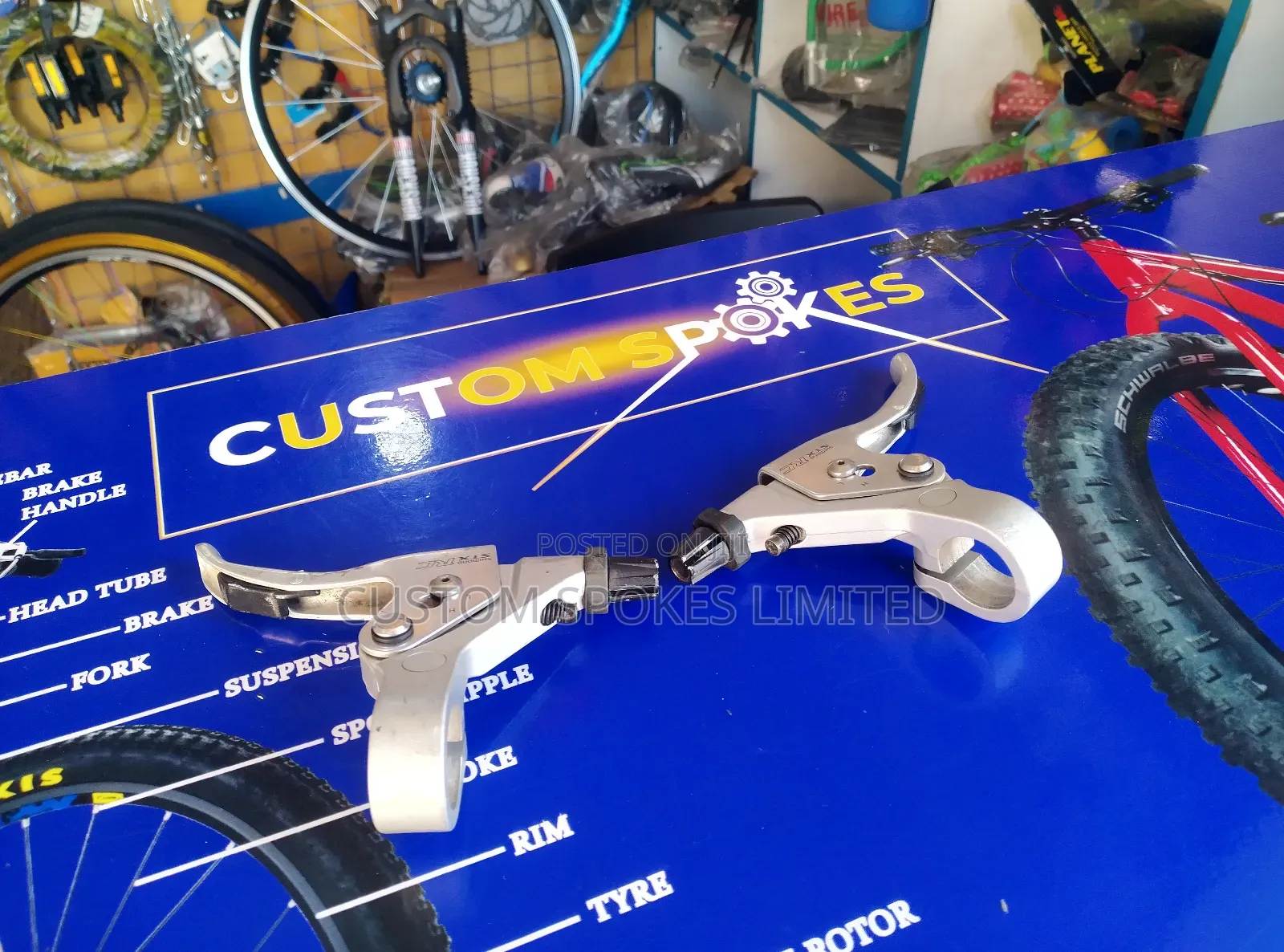Ex UK Shimano STX RC Mountain Bike Brake Handles