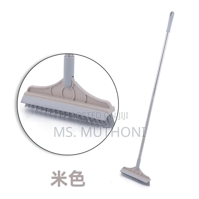*2 in 1 Bathroom/Kitchen Floor Scrub Brush Scrape Squeegee