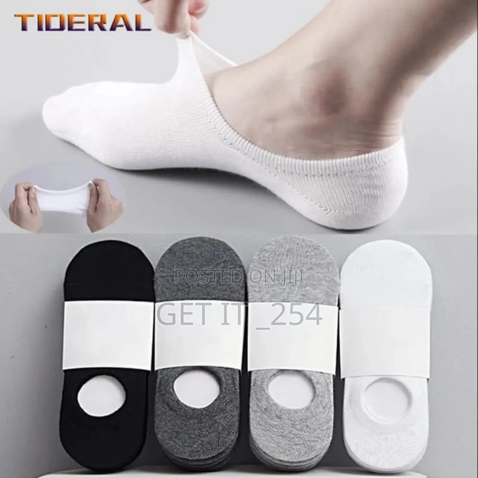 *Unisex Ankle/Invisible Socks 6pairs