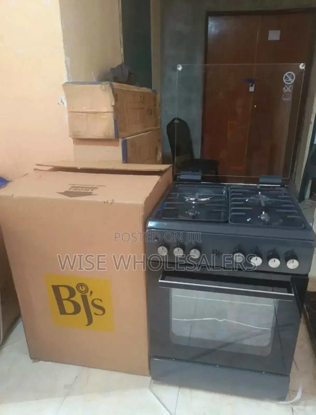 Bjs Standing Cooker 60x60 3-gas+1 Hot Plate*