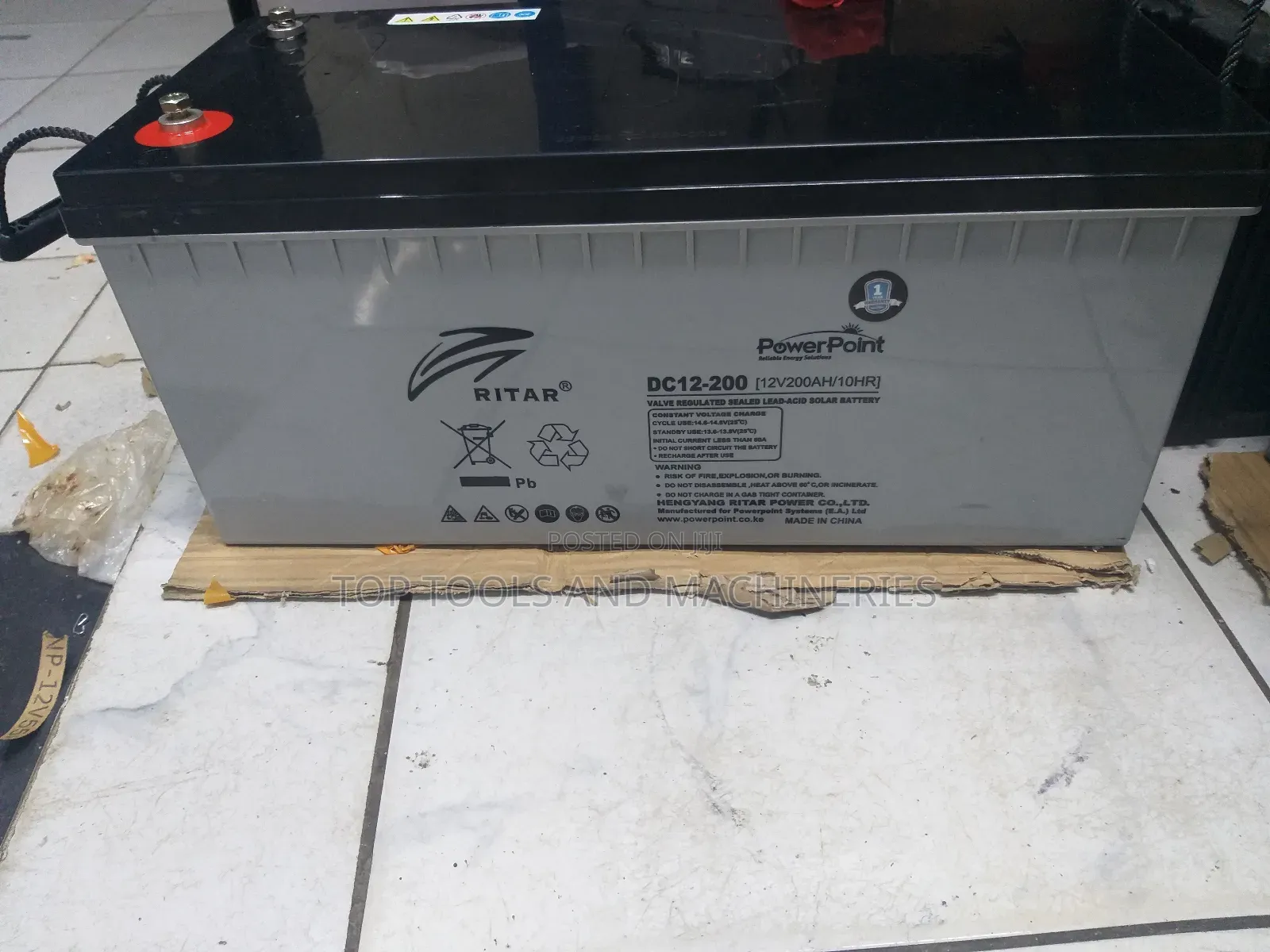 Brand New Ritar 12v200ah/20hrs Solar Backup Battery