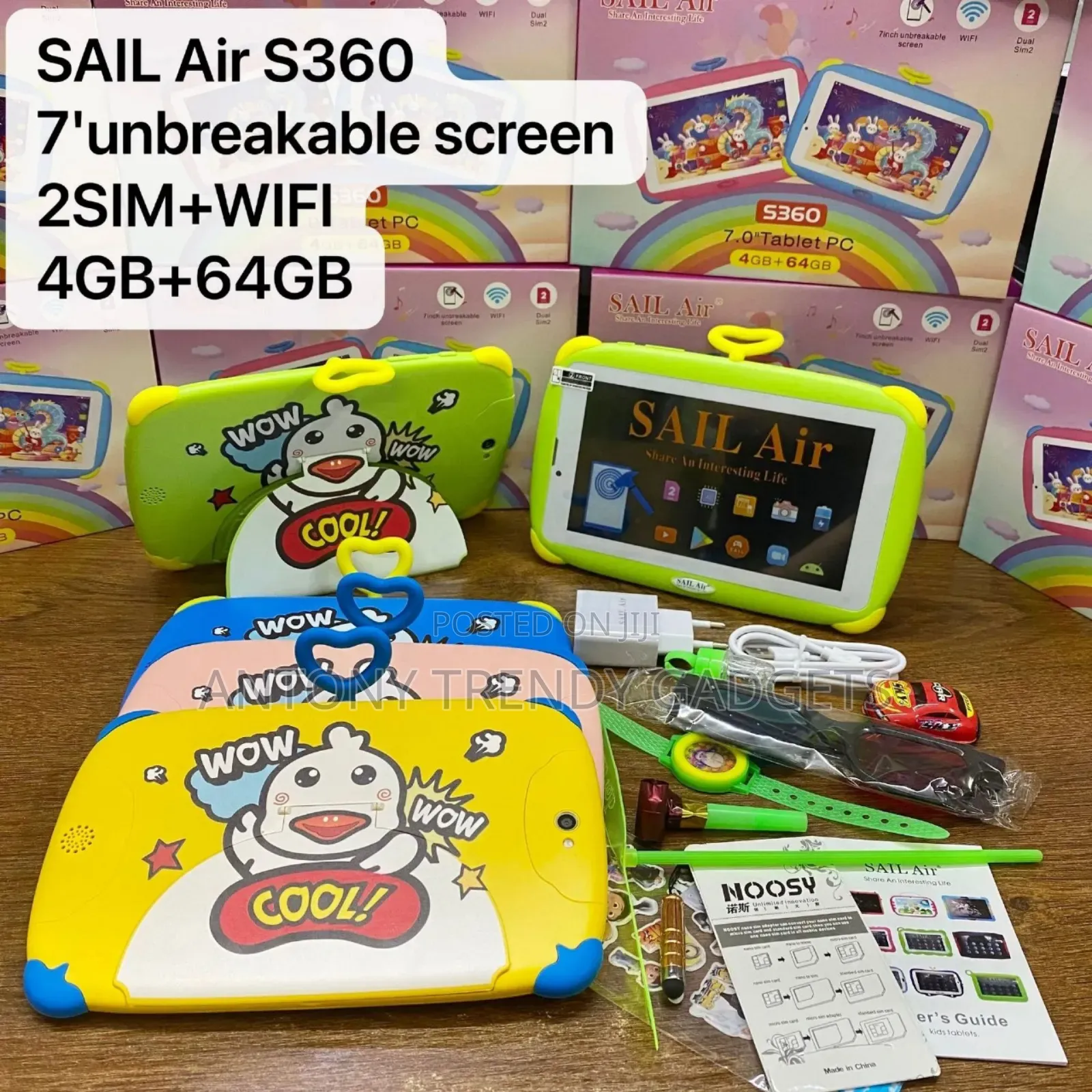 Sail Air S360 Kids Tablet With 7" Screen 4GB /64gb