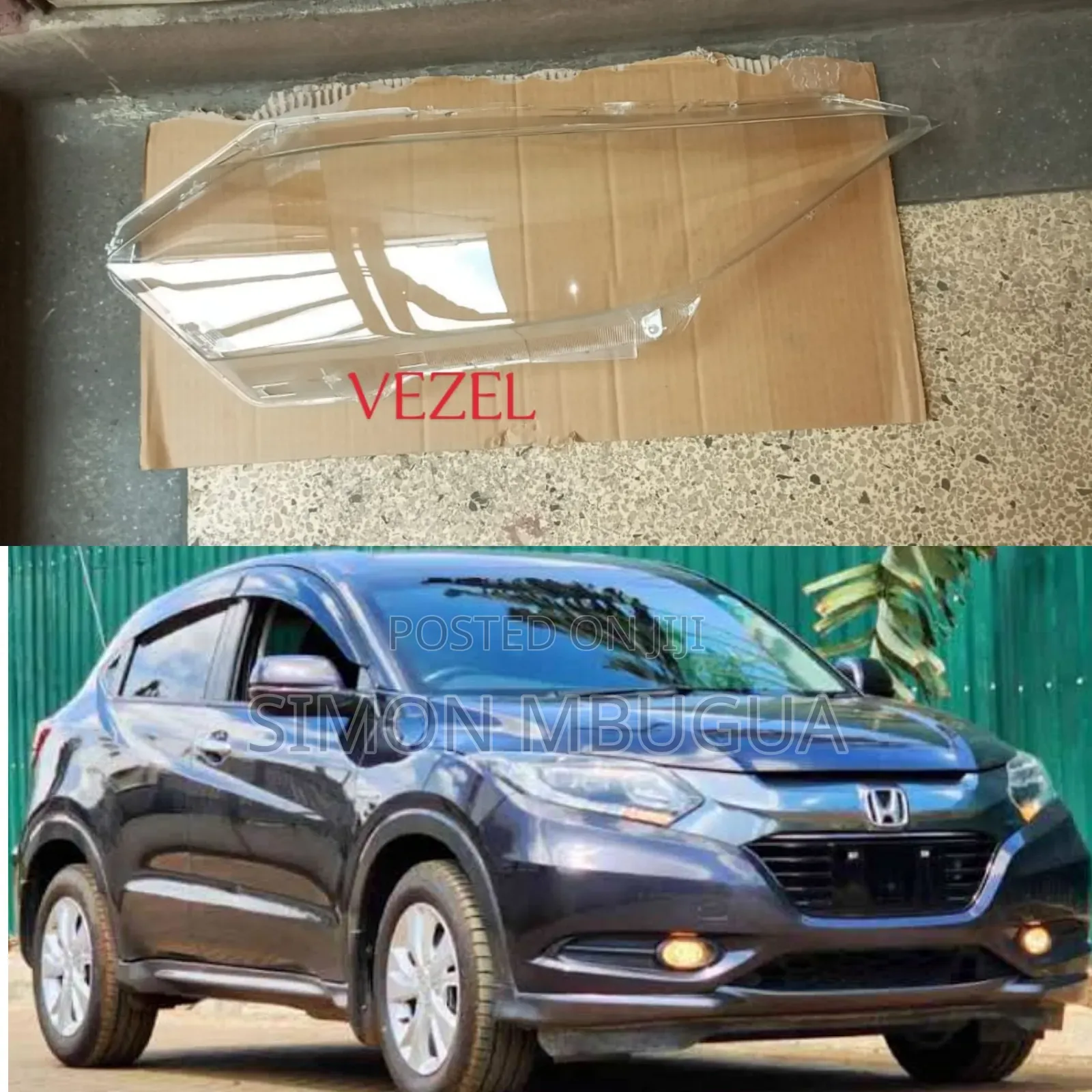 Honda Vezel Headlight Lens