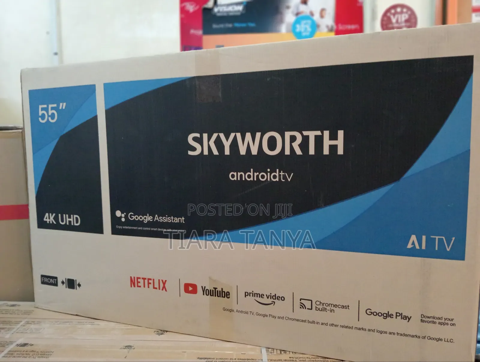 Skyworth 55 Inches Smart Android Frameless Uhd Tv
