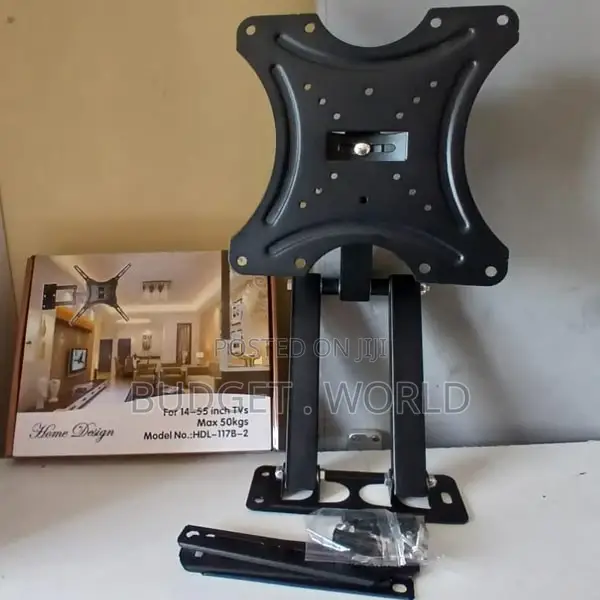 TV Wall Mount for TVS Up to 55" in Black SWIVEL TV Mount