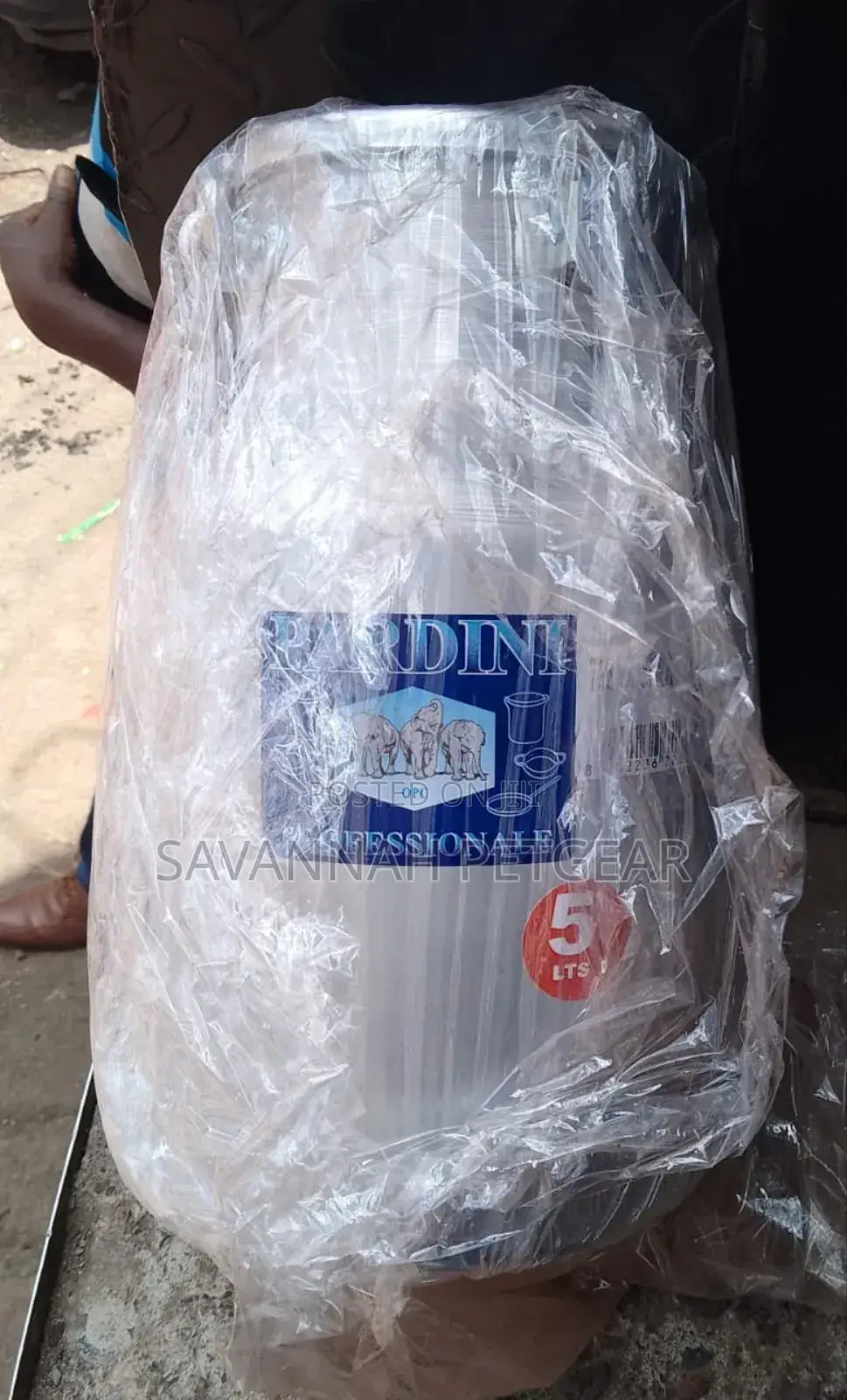 Pardini Aluminium Milk Canister 5 Litre Silver