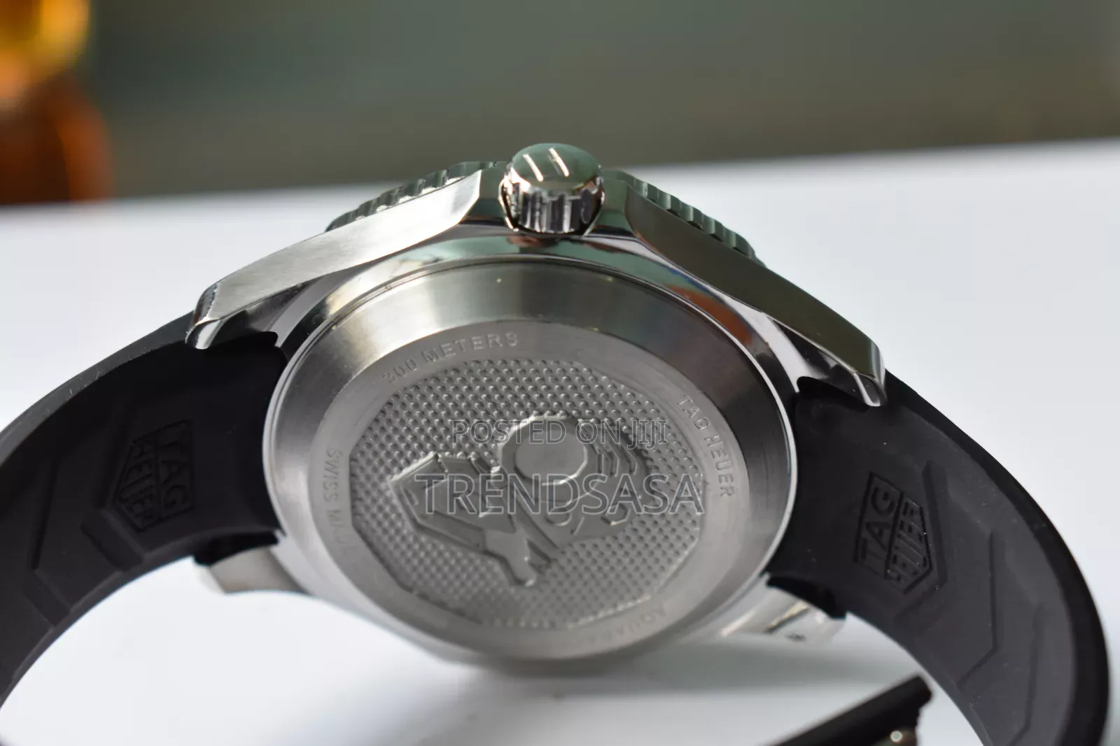 Tagheuer Aquaracer Orange Dial Black Rubber Straps