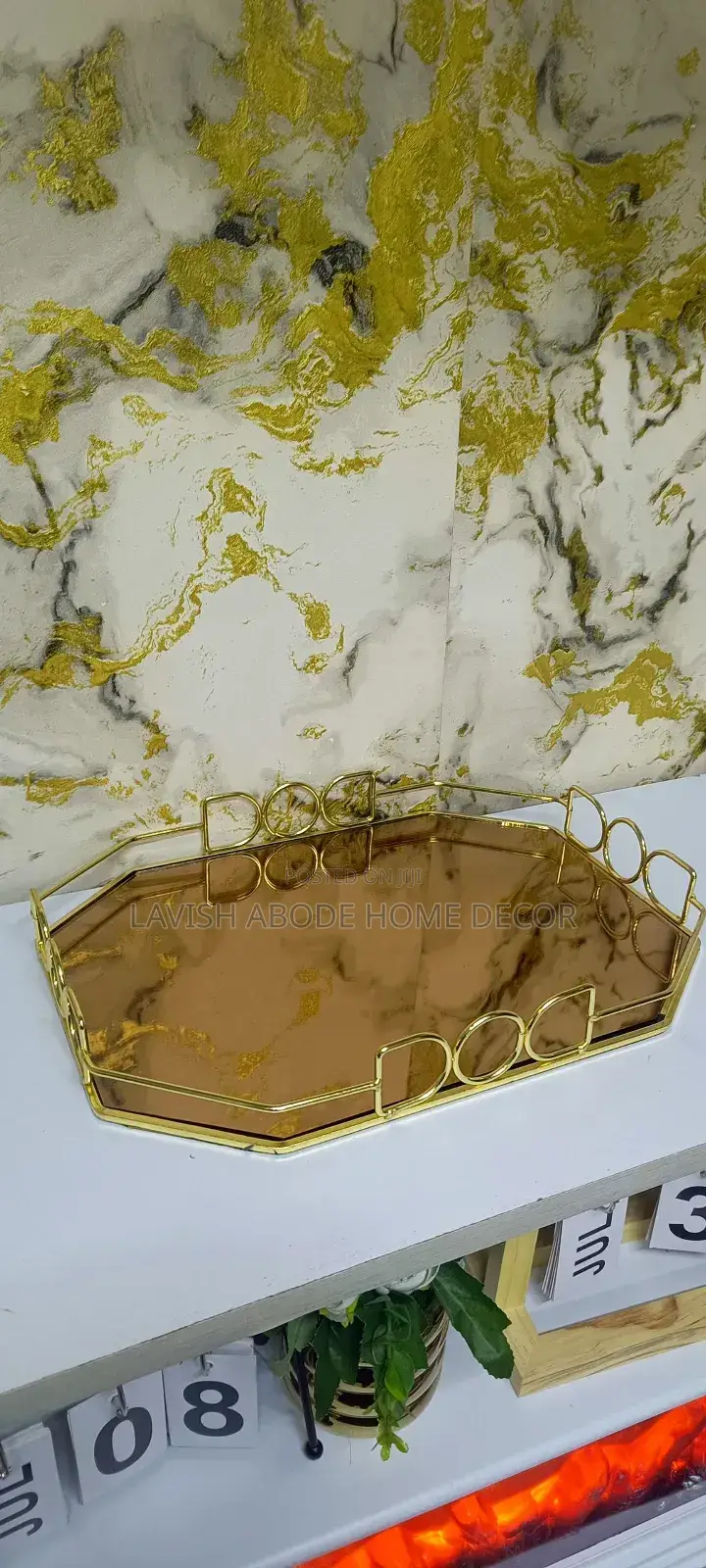 Vanity Mirror Decorative Tray