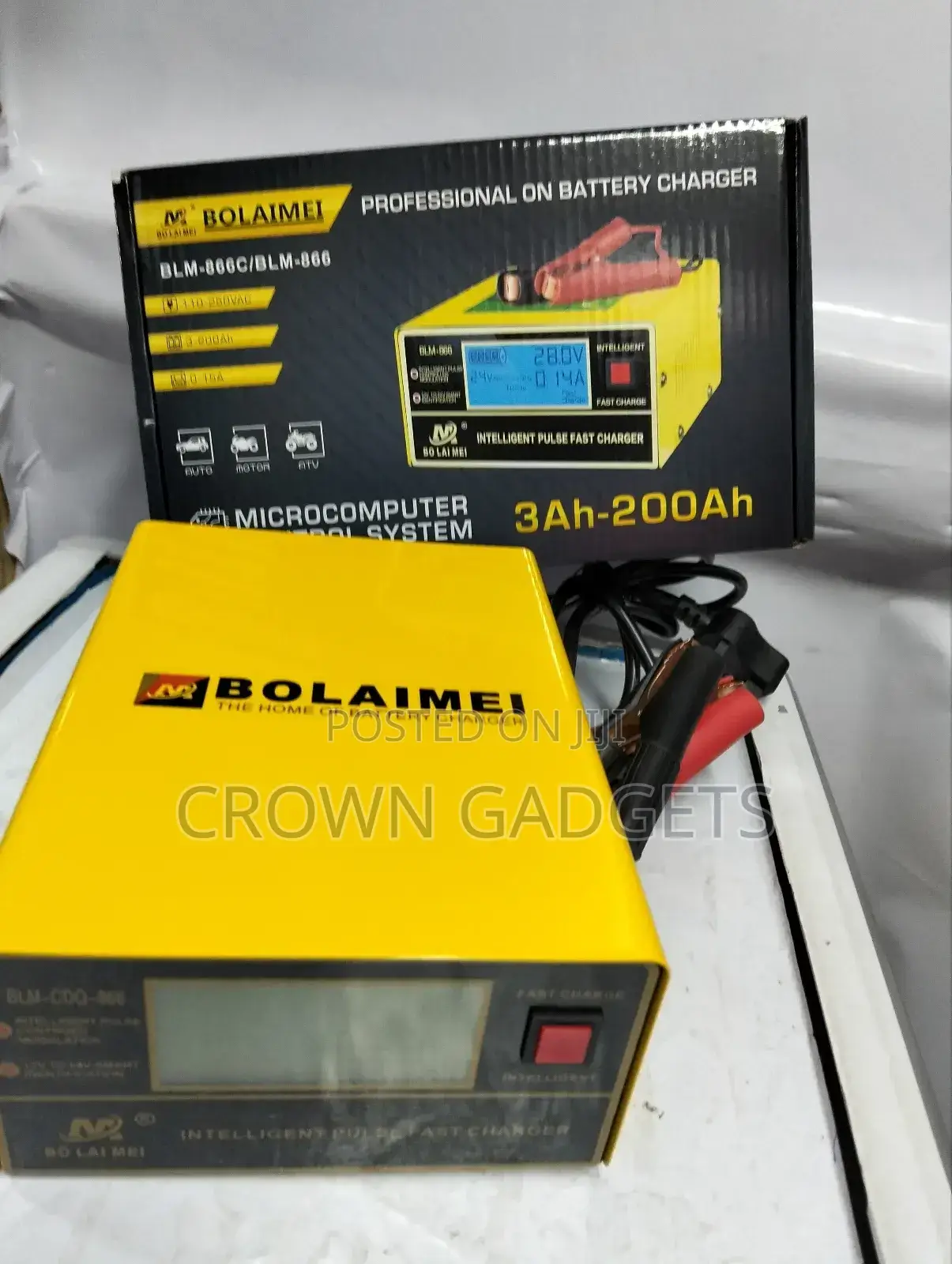 BOLAIMEI BLM-866 12v/24v Car Battery Charger Automotive Mai