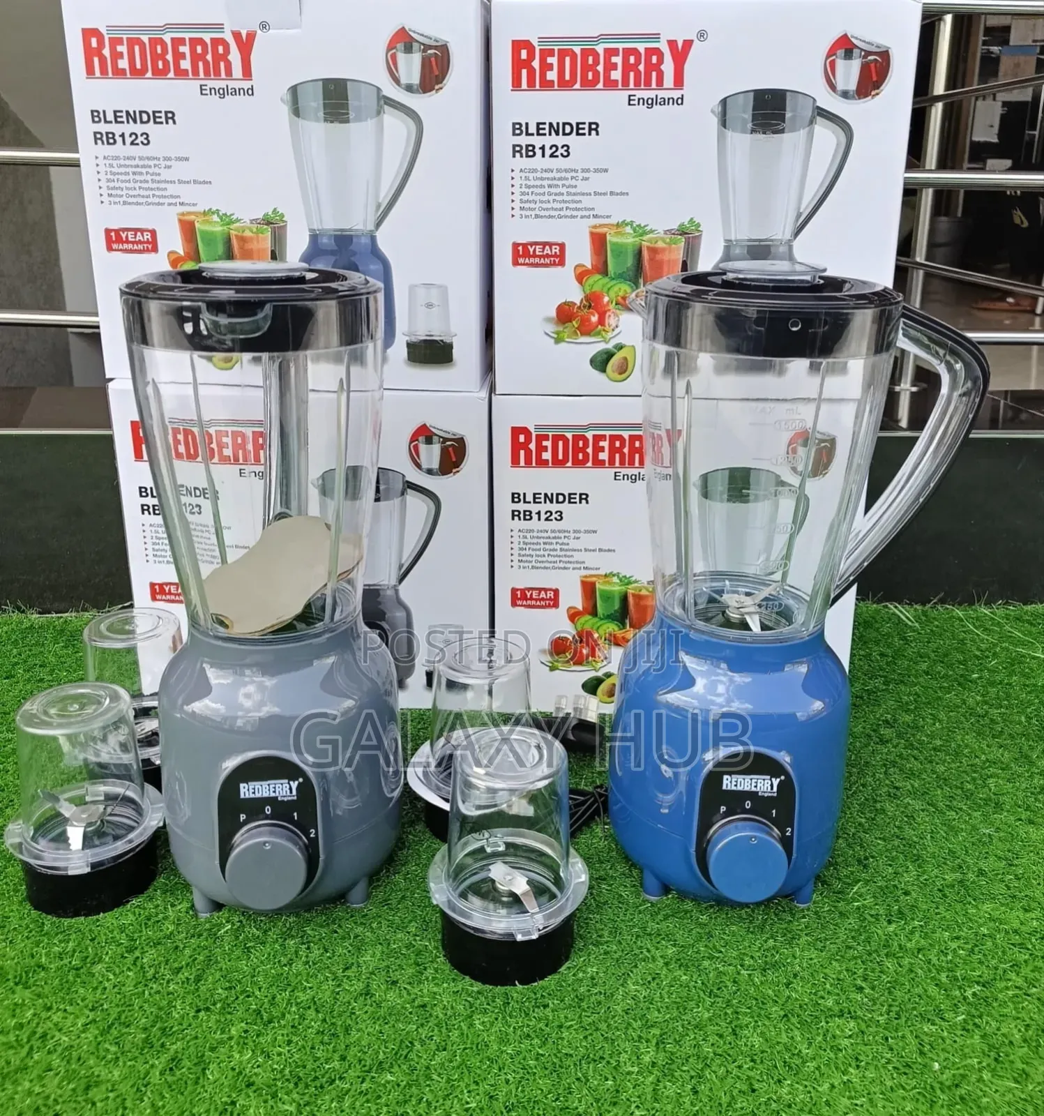 *3in1 Redberry Blender*
Redberry Make
Power 300w