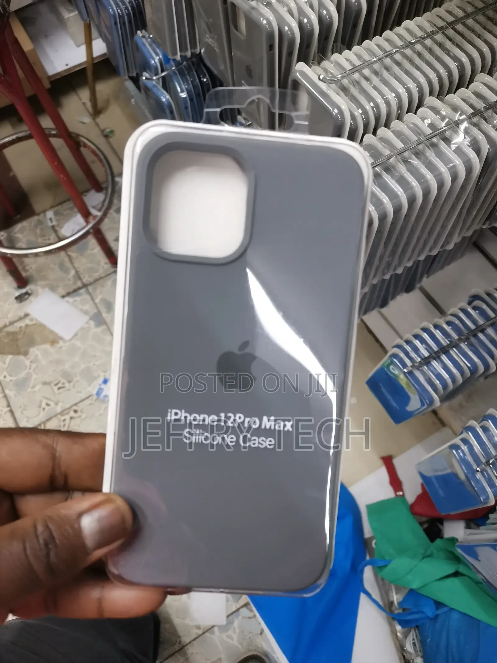 Grey iPhone 12 Pro Max Silicone Case