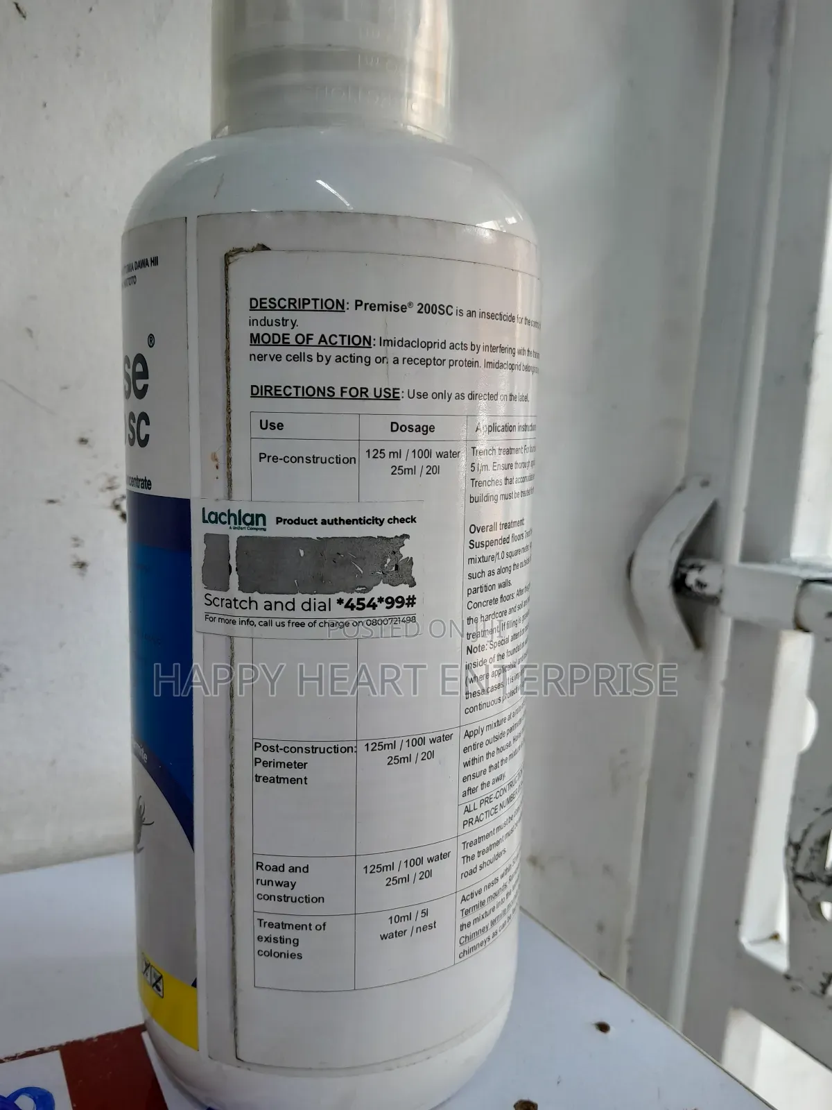 Premise 200sc Insecticide 1litre