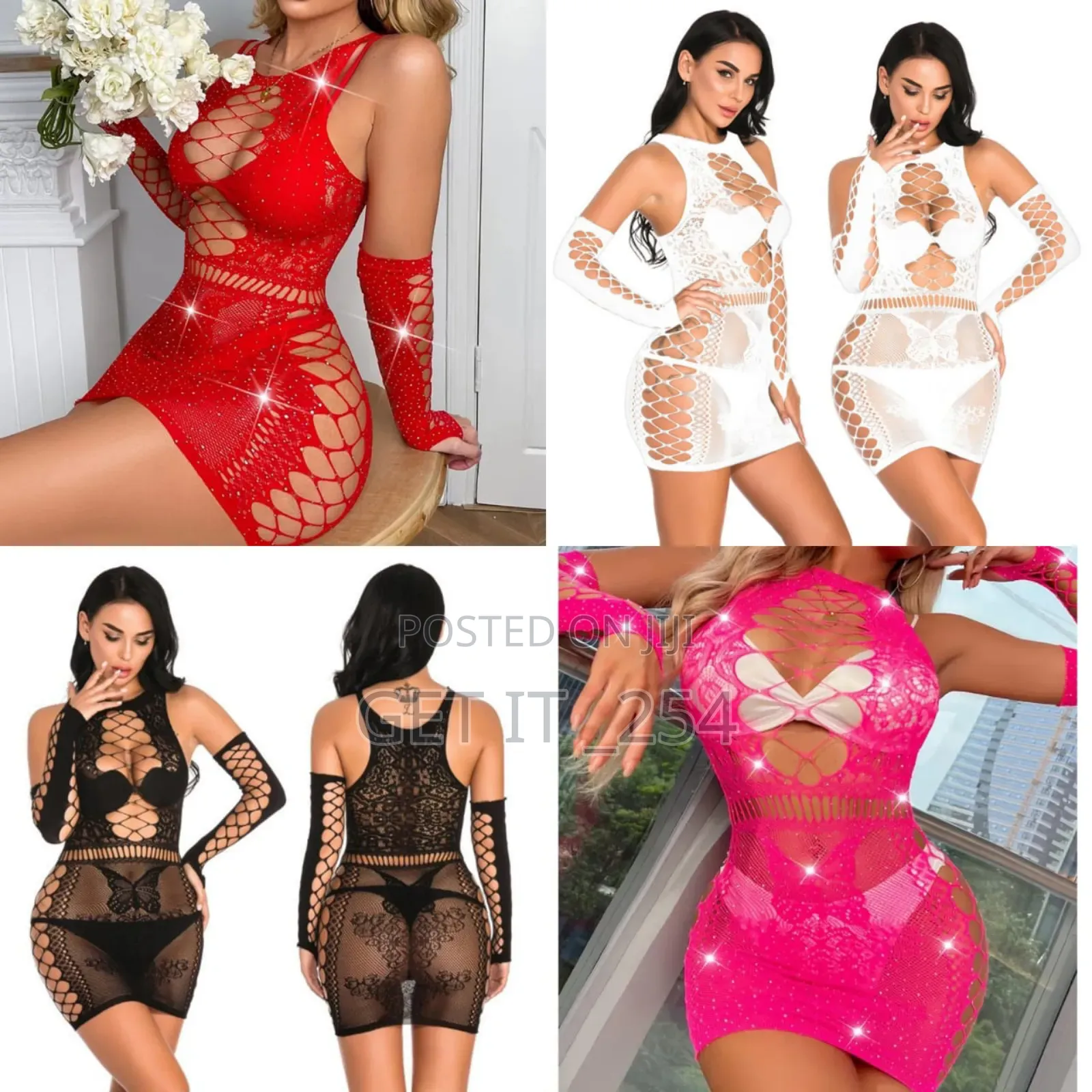 Sexy Lingerie* *F Night Dress+Thong Sizes: S-3xl