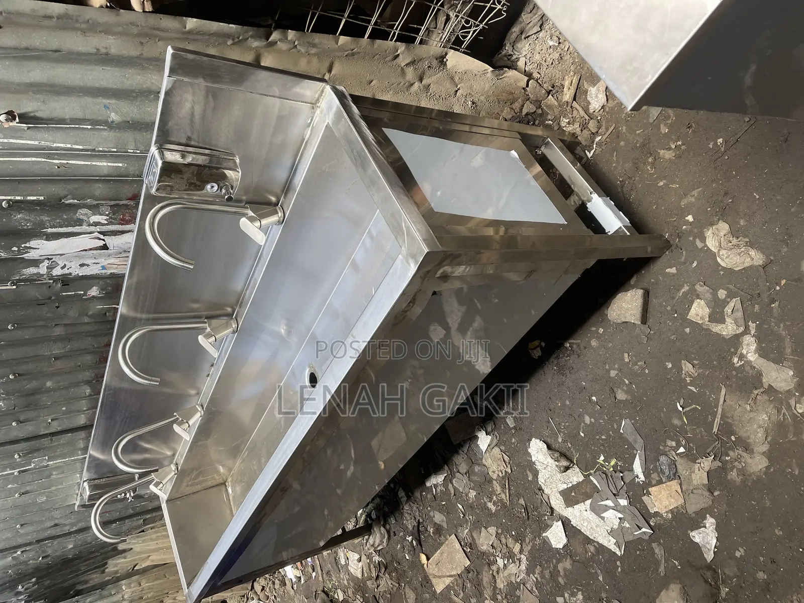 Medical Scrub Sink - Antibacterial Wall Mounted