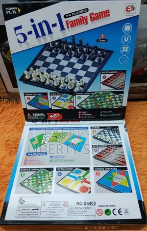 5 in 1 Chess Board Game,