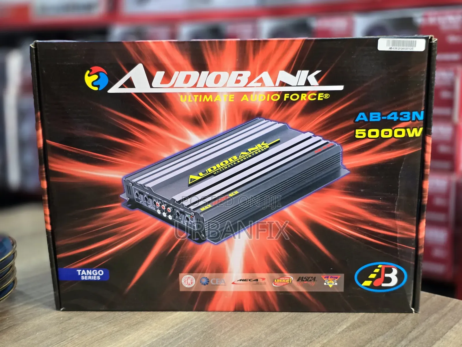 Audiobank 4 Channel 5000watts Bridgeable Amplifier