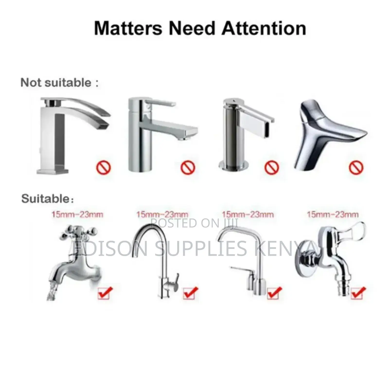 Faucet Extender Sink Tap Faucet Extender 360°Rotating