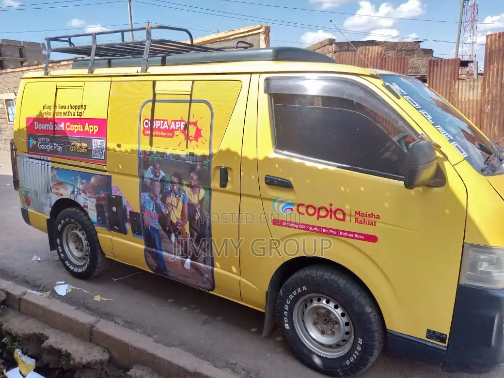 Copia Van Sticker Branding