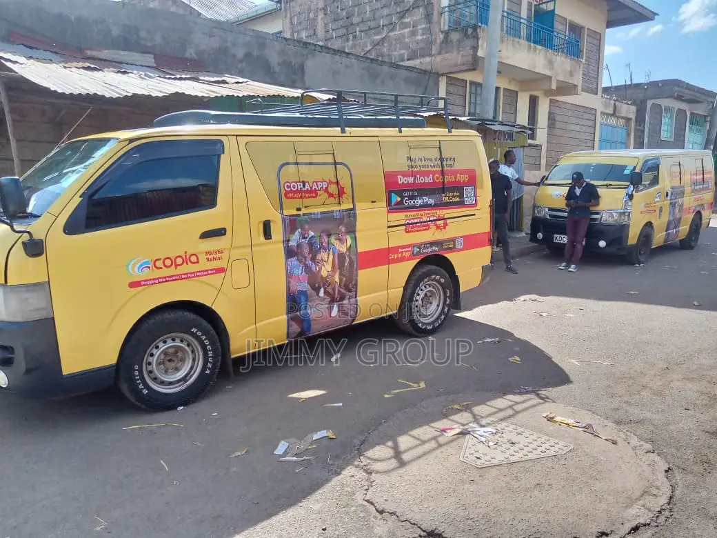 Copia Van Sticker Branding