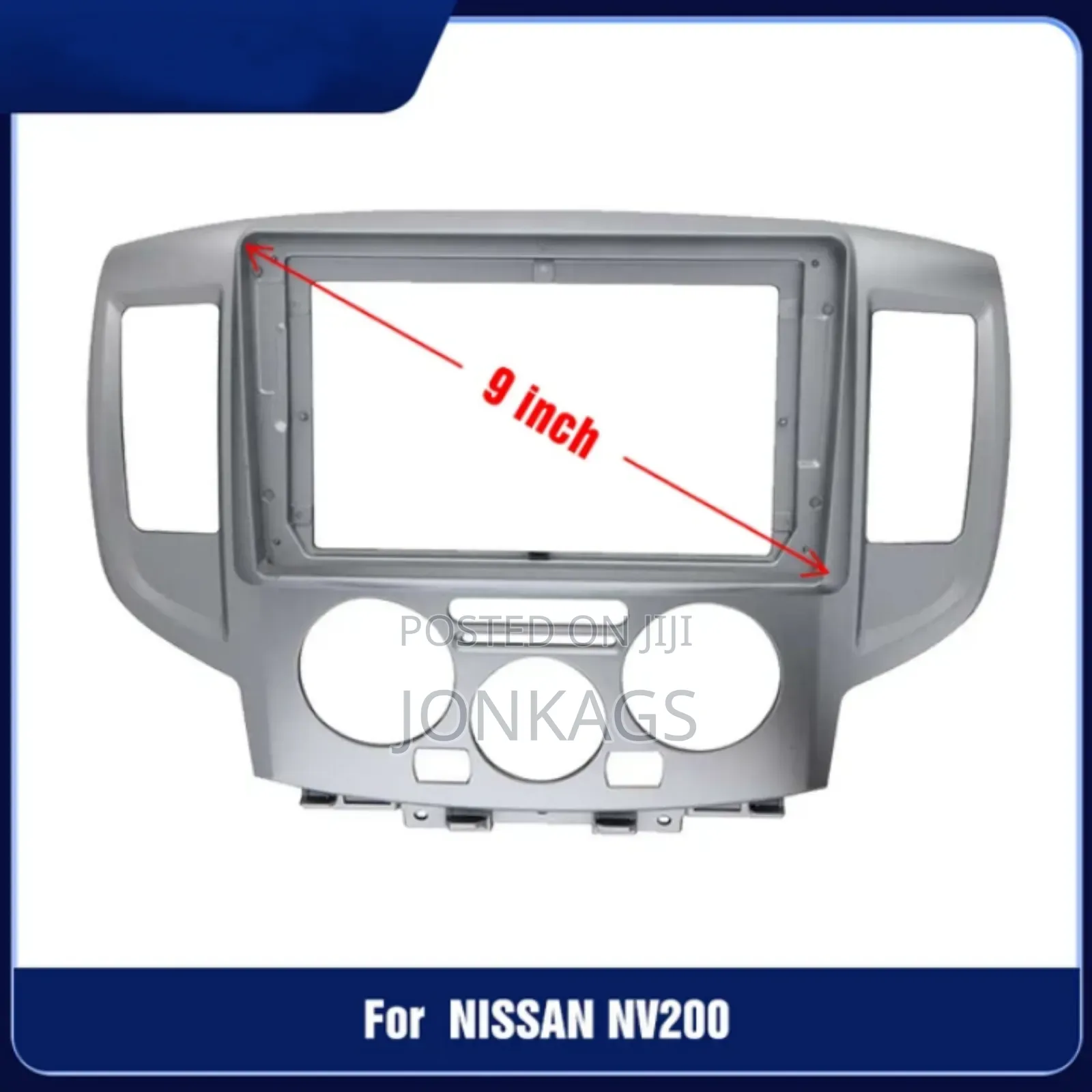9 Inches Console for Nissan Nv200 , 2009 -2017