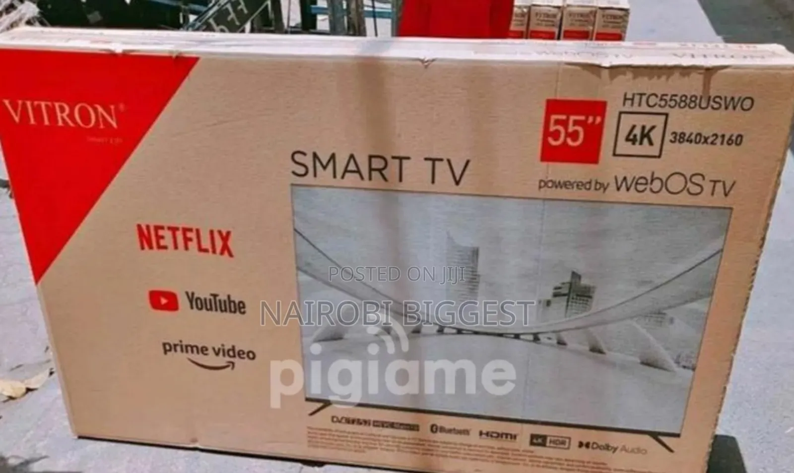 Vitron 55" Webos Smart Tv With Netflix, Youtube Bluetooth