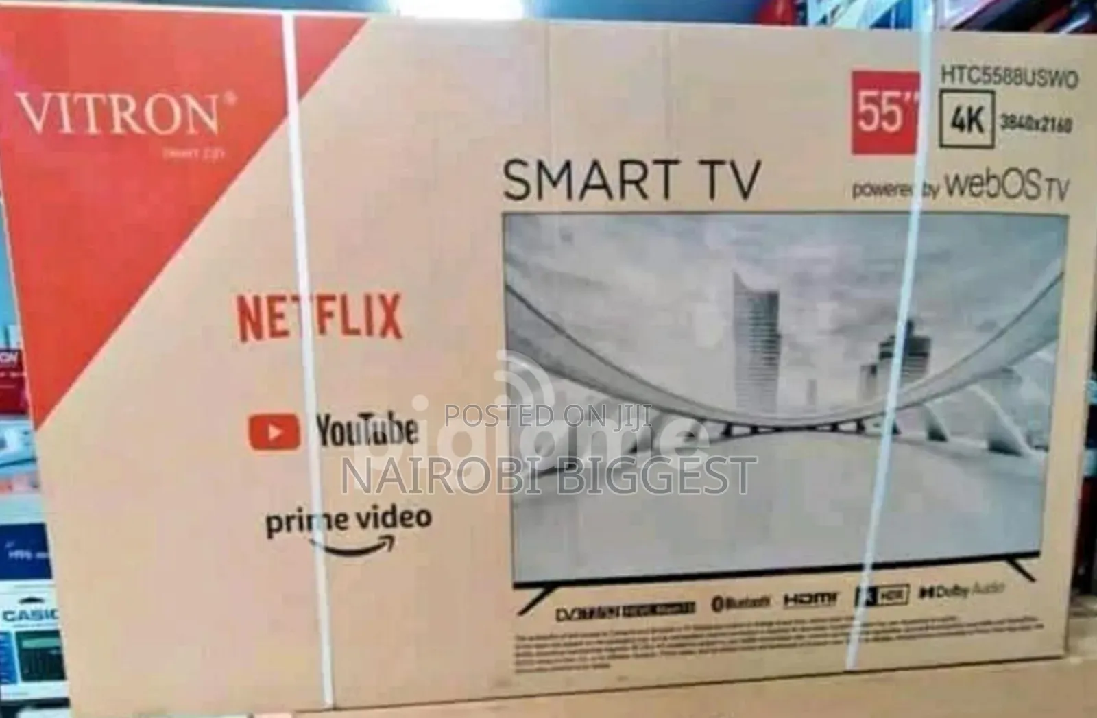 Vitron 55" Webos Smart Tv With Netflix, Youtube Bluetooth