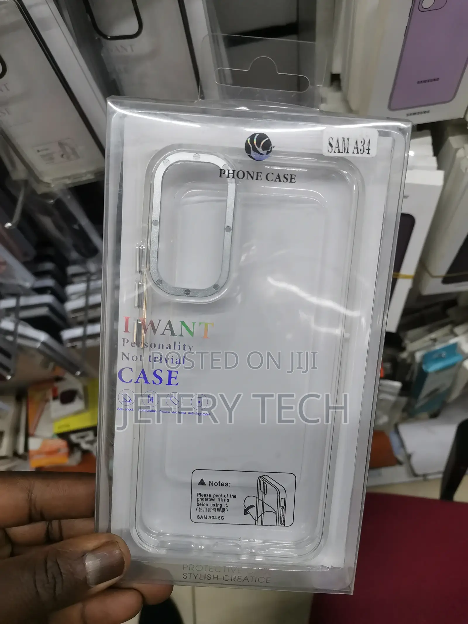 Excellent Clear Samsung A34 5G Transparent Back Cover