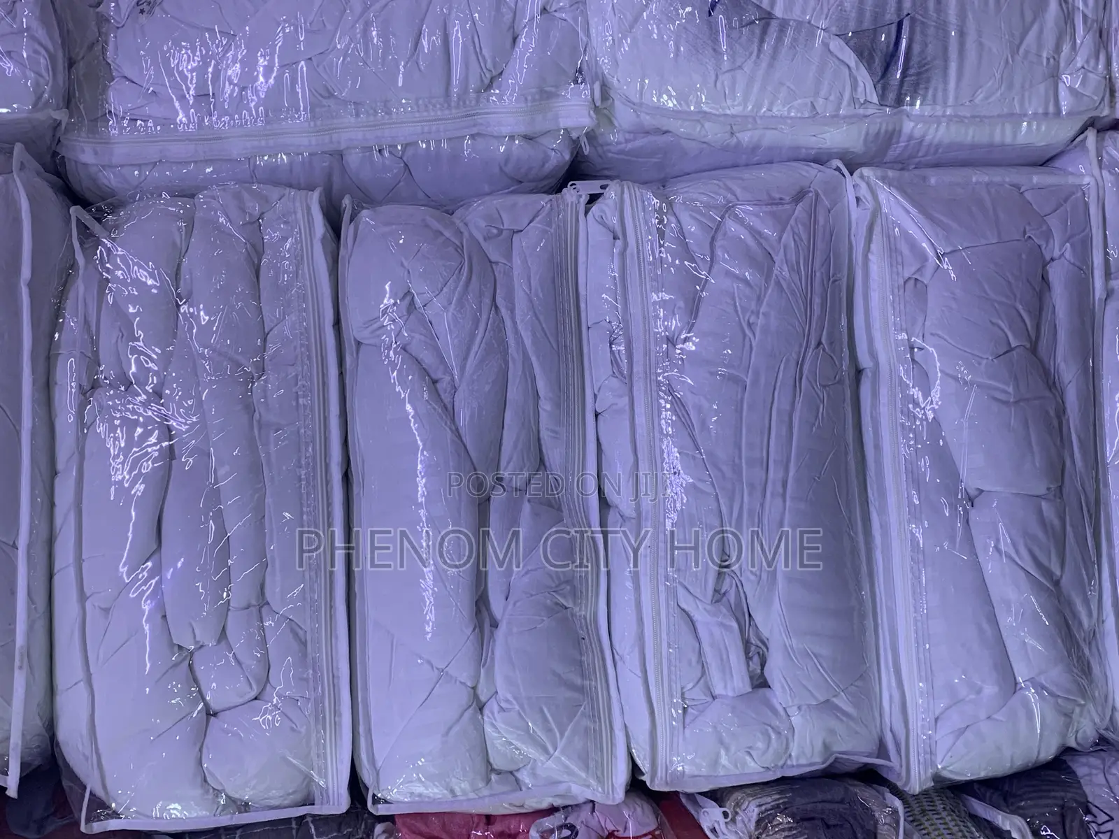 Luxurious White Binded Duvets