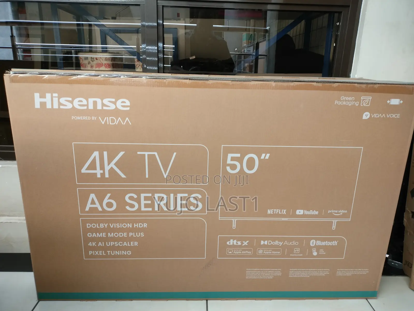 Hisense 50′′ 50 A6q (New 2025) Uhd Smart Frameless Tv
