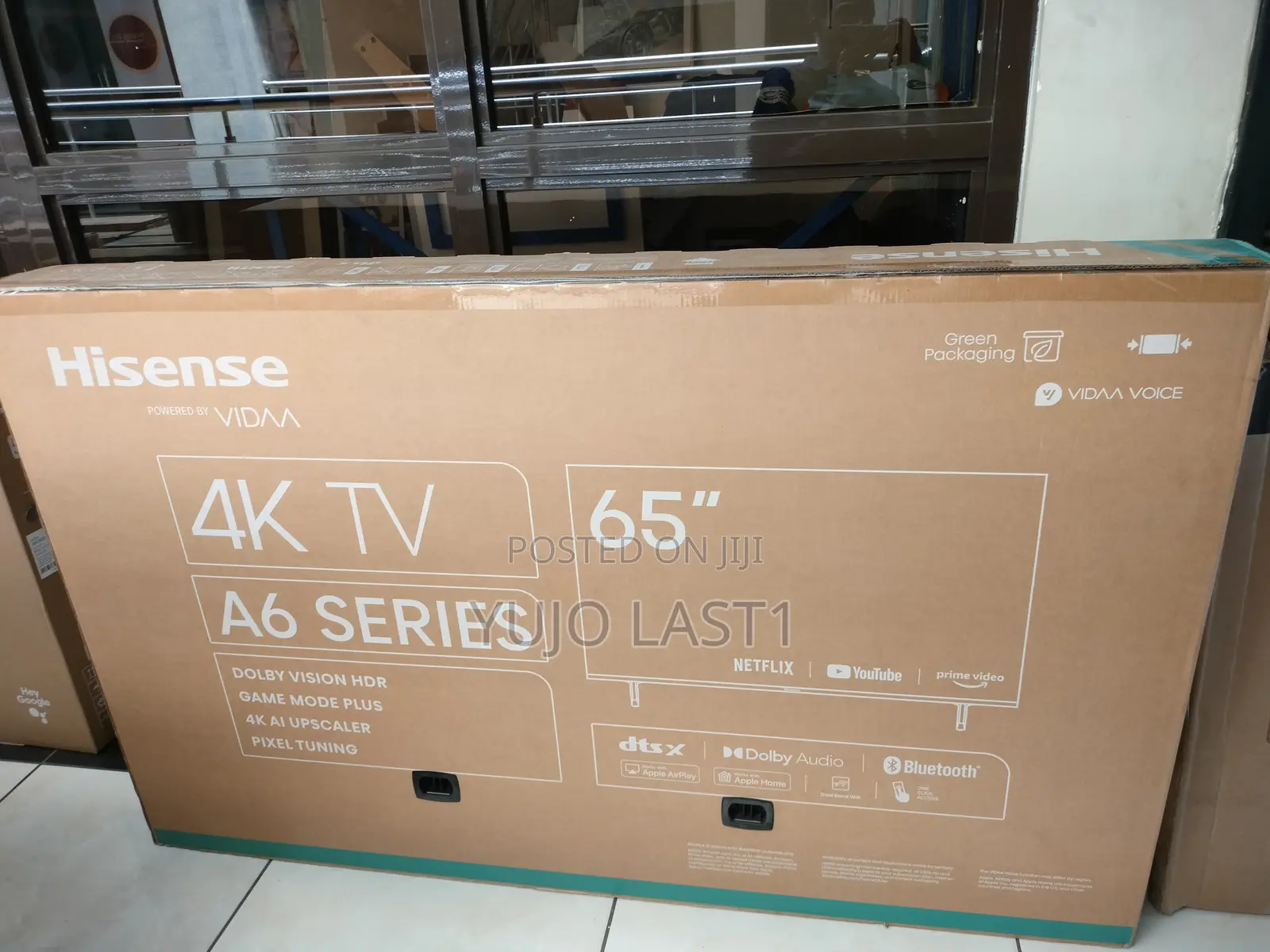 Hisense 65 Inch Smart Uhd Frameless Tv 65a6k