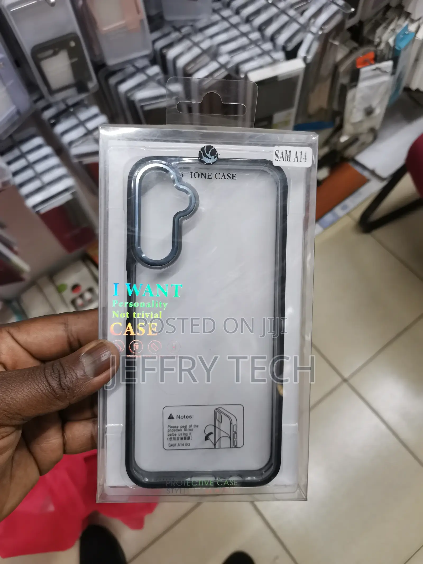 Transparent Frame Case Coverfor Samsung Galaxy A14 4G