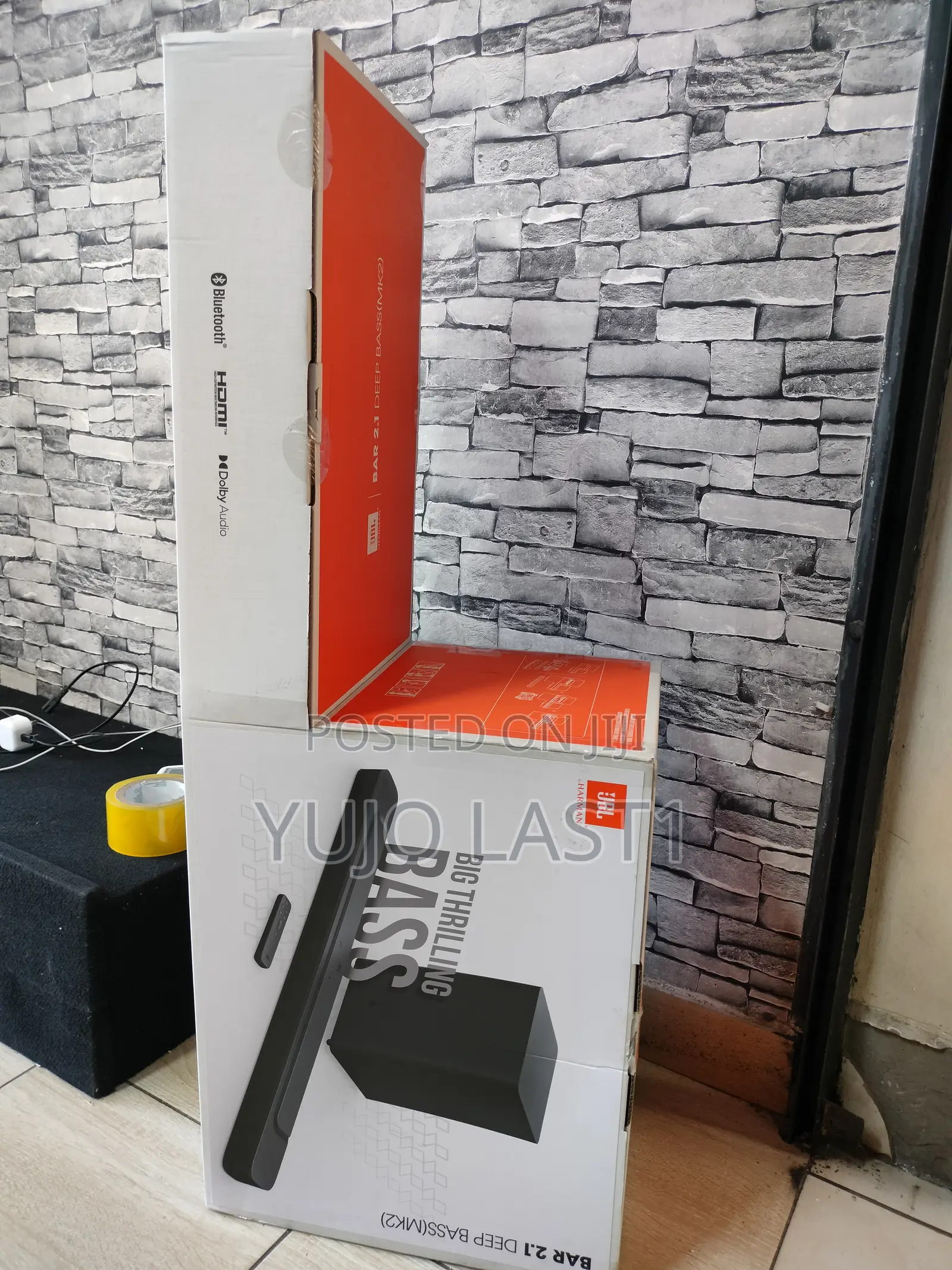 JBL Bar 2.1 Deep Bass (Mk2), Soundbar With 6.5” Down-Firing