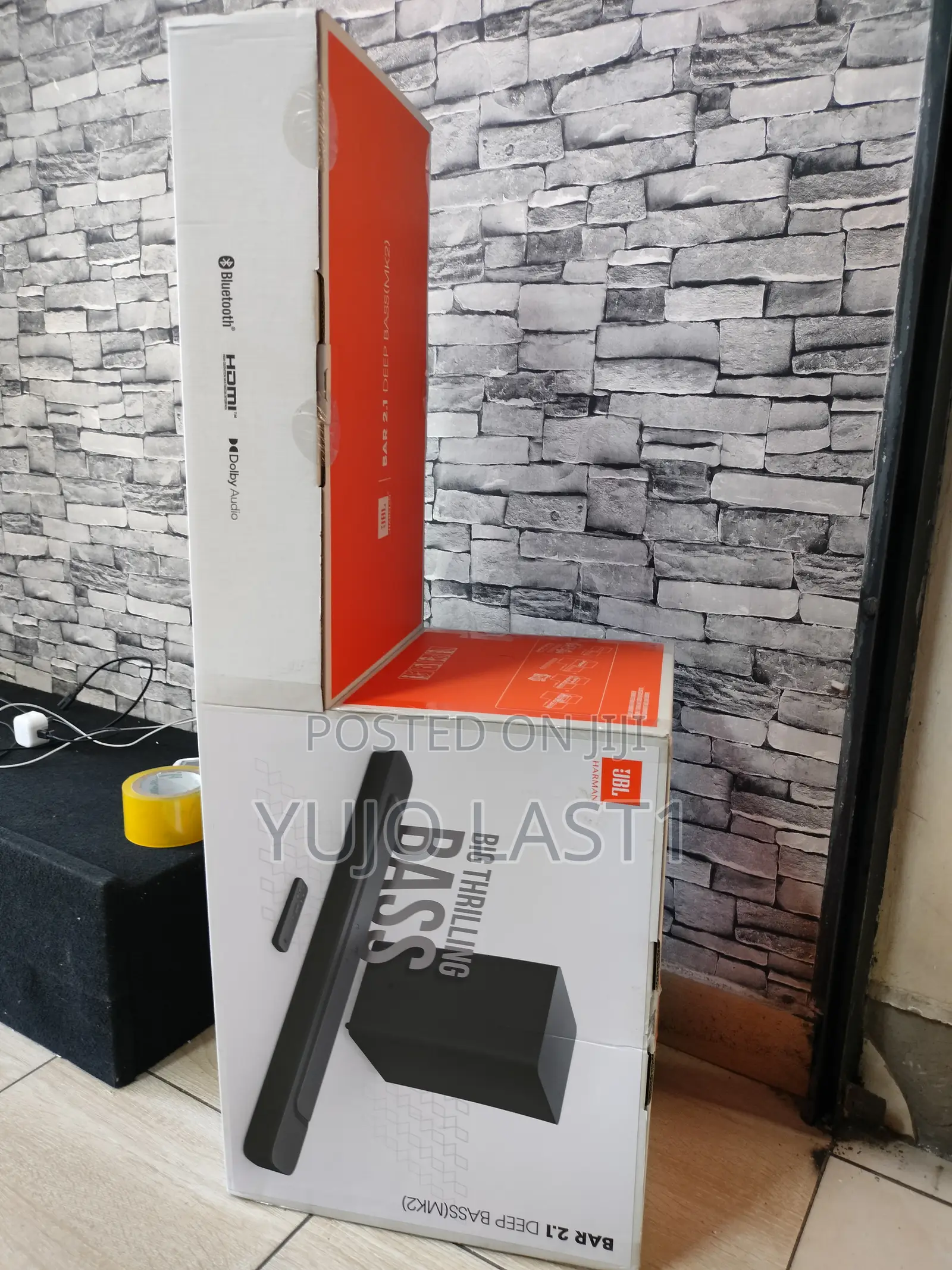 JBL Bar 2.1 Deep Bass (Mk2), Soundbar With 6.5” Down-Firing