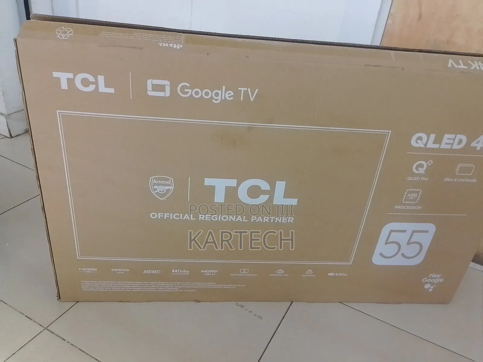 TCL 55-Inch C645 Qled HDR Frameless Smart Google TV