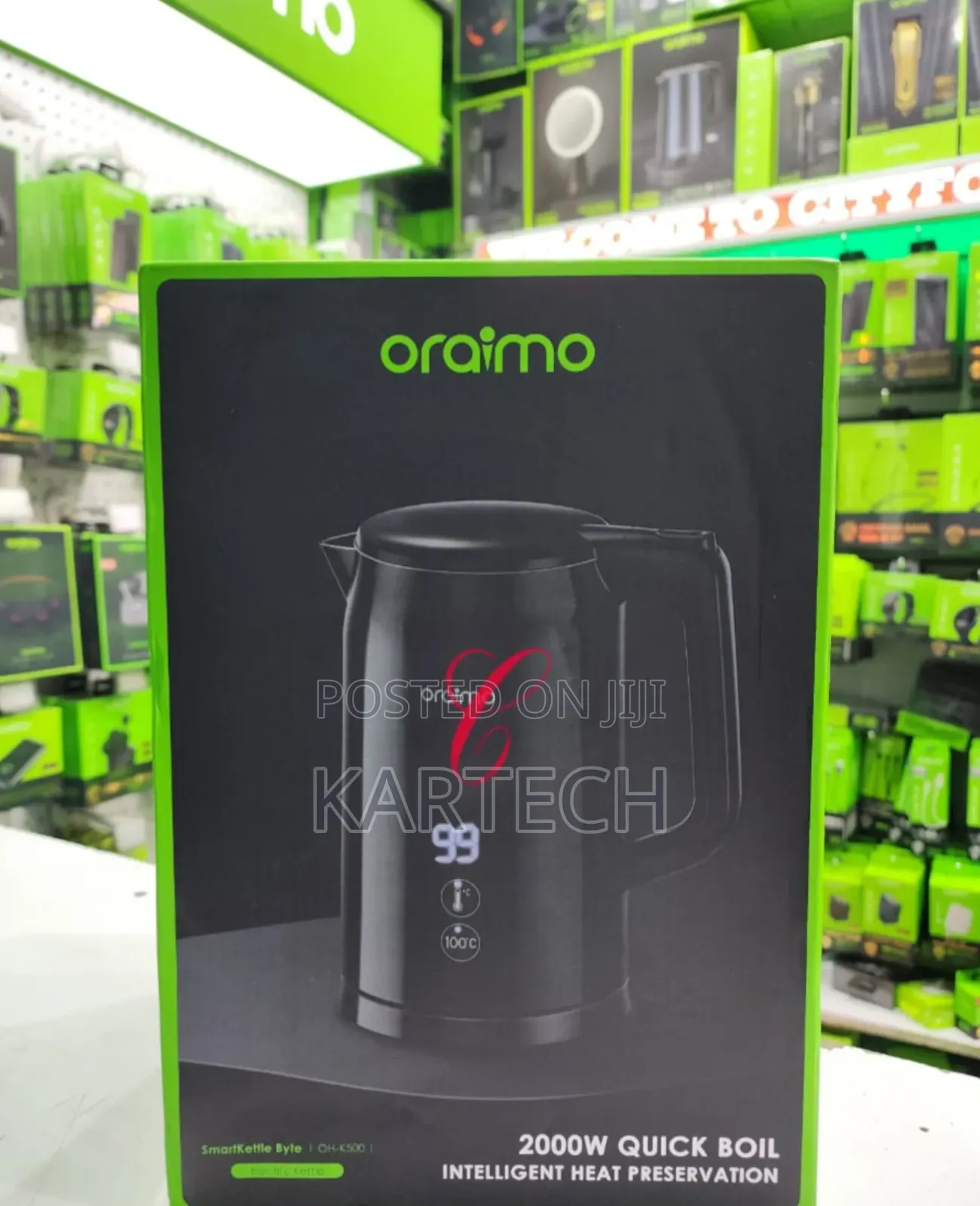 Oraimo Electric Smartkettle Byte OH- 2000W 304
