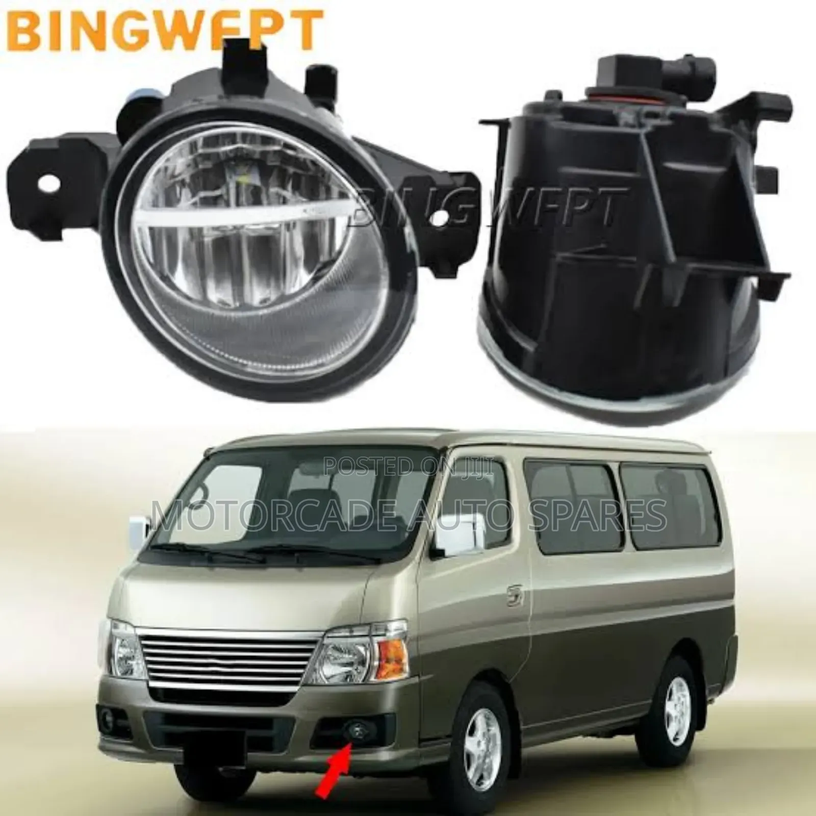 Nissan Caravan Fog Lights Set