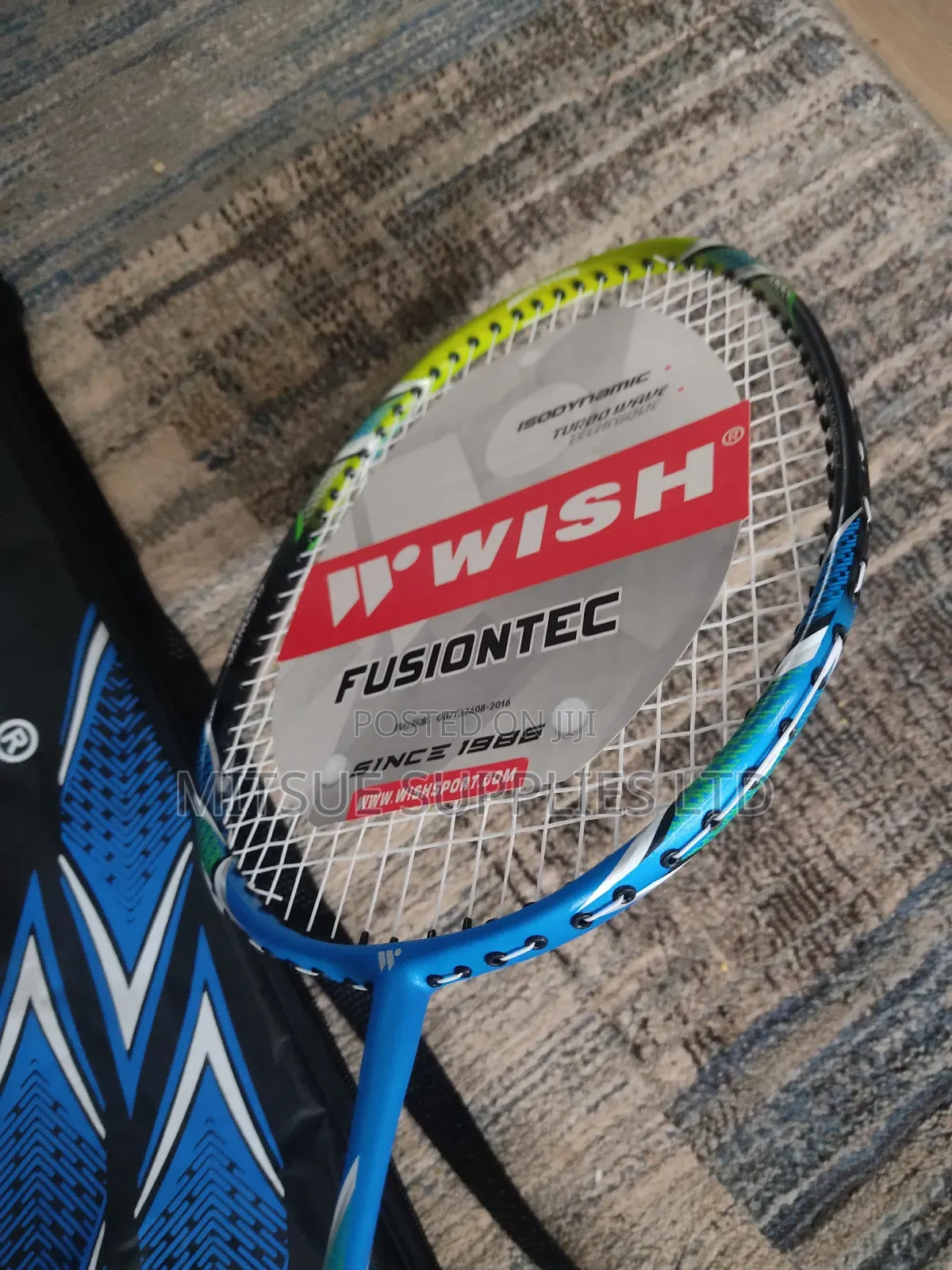 New Wish Badminton Racket Fusion Tech 970 With Full Bag.